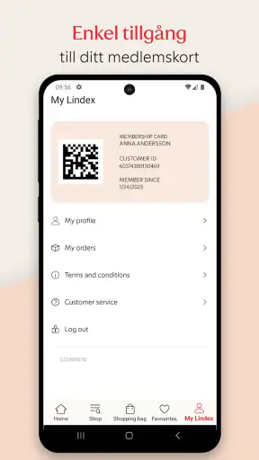 Lindex screenshot