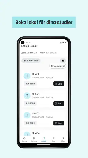 LiU-app screenshot