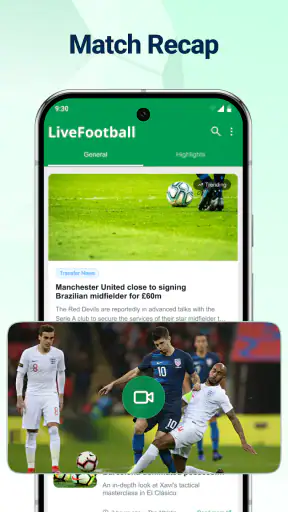 Live Fotbollsresultat screenshot