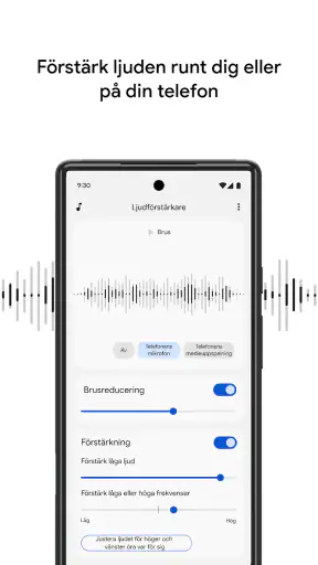 Ljudförstärkare screenshot
