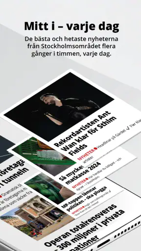 Lokaltidningen Mitt i screenshot