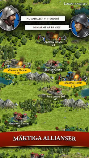 Lords & Knights - Strategy MMO screenshot