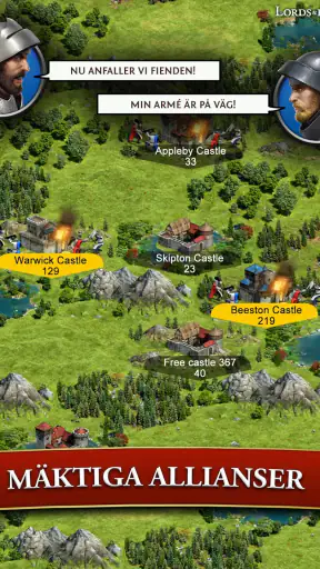 Lords & Knights - Strategy MMO screenshot