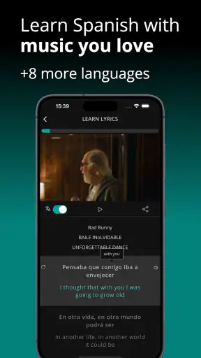 LyricFluent: Learn Languages screenshot