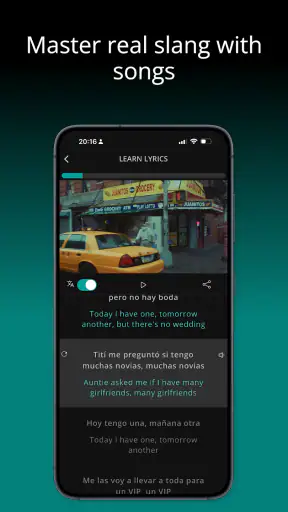 LyricFluent: Learn Languages screenshot