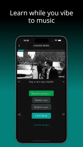 LyricFluent: Learn Languages screenshot