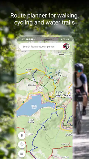 Mapy.com: Offline hiking maps screenshot