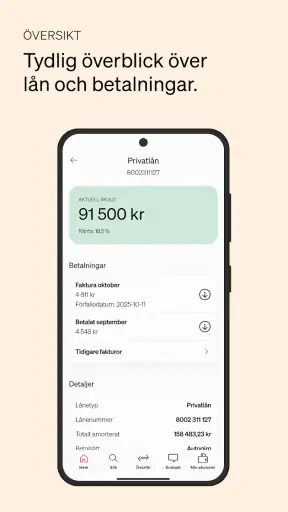 Marginalen Bank Privat screenshot
