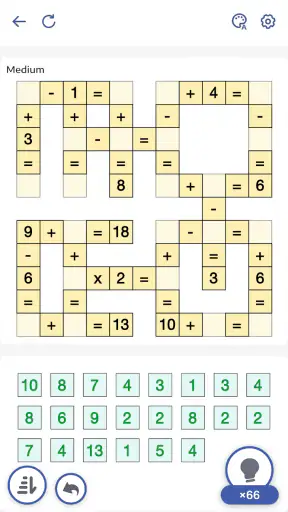Matematiska pussel - Crossmath screenshot