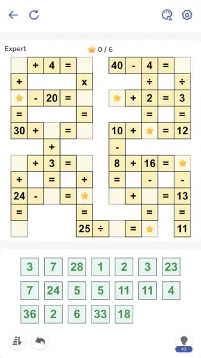 Matematiska pussel - Crossmath screenshot