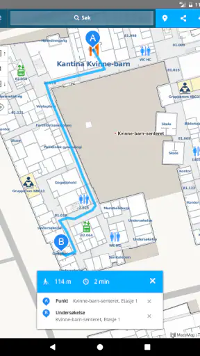 MazeMap screenshot