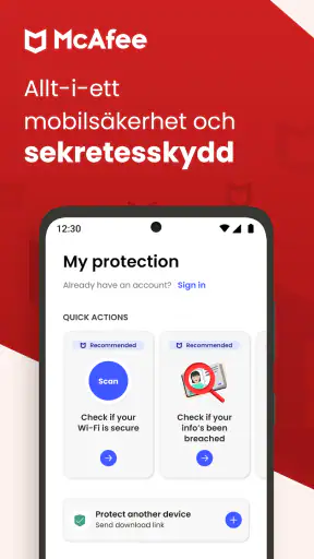 McAfee Security: Antivirus VPN screenshot