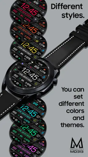 MD313 Digital Watch Face screenshot