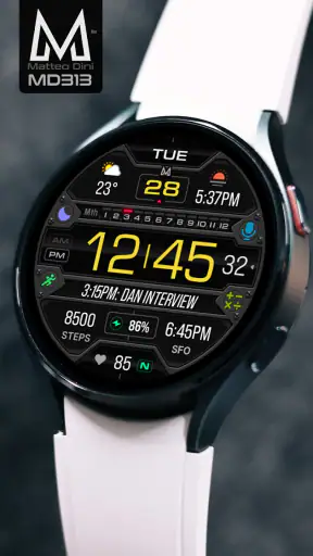 MD313 Digital Watch Face screenshot