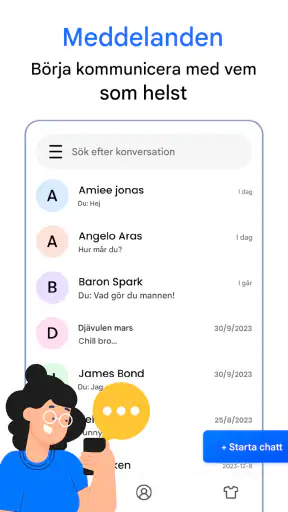 Meddelanden screenshot