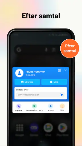 Meddelanden: SMS-meddelandeapp screenshot