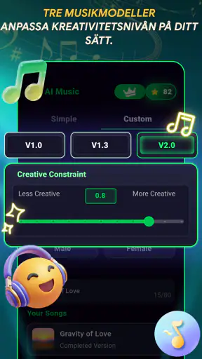 MelodyLab – AI musikgenerator screenshot