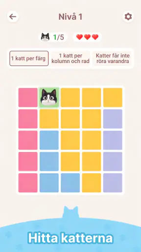 Meowdoku: Hjärnpussel screenshot