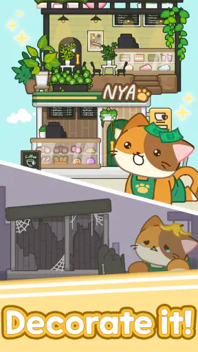 Merge Meow Cafe : Coffee cat screenshot