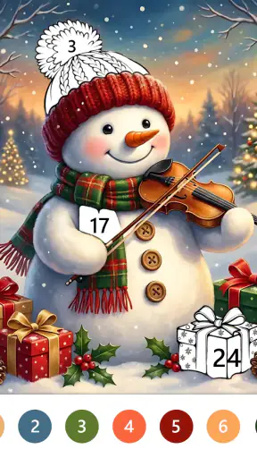Merry Christmas Color screenshot
