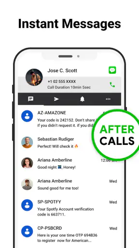 Messages screenshot