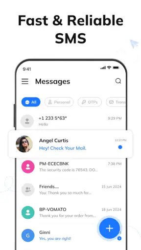 Messages: Text SMS Home App screenshot