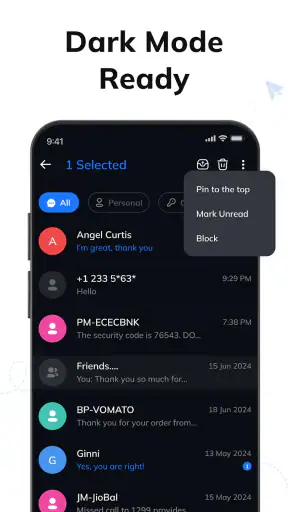 Messages: Text SMS Home App screenshot