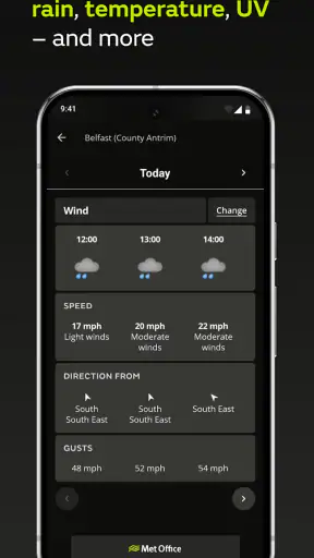 Met Office Weather Forecast screenshot