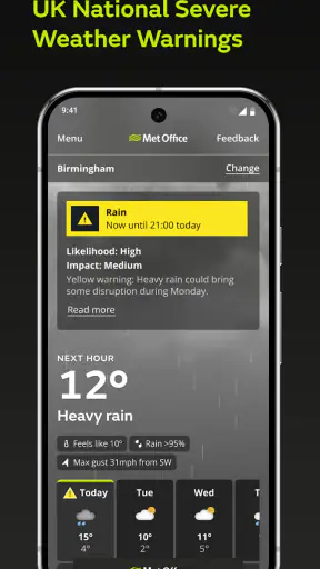 Met Office Weather Forecast screenshot
