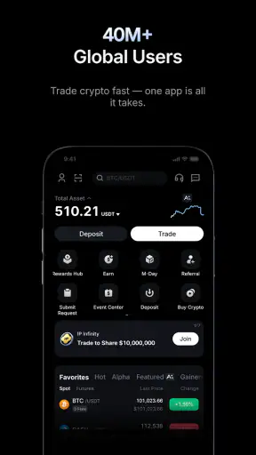 MEXC: Buy Bitcoin BTC & Crypto screenshot