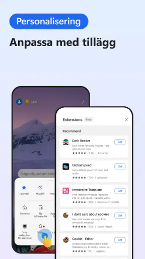 Microsoft Edge: AI-webbläsare screenshot