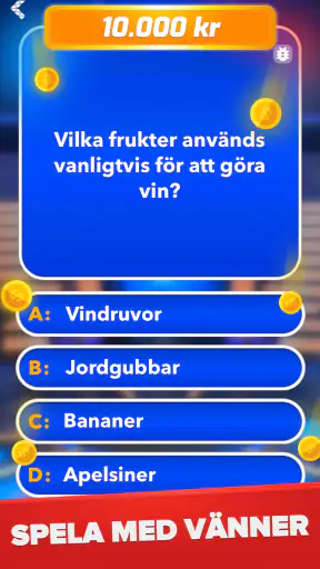 Miljonär - Svensk Quiz screenshot