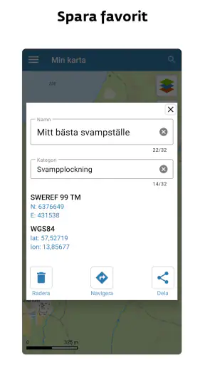 Min karta screenshot