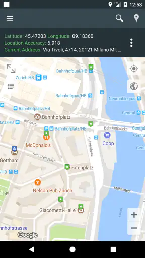 Min plats: GPS-kartor screenshot