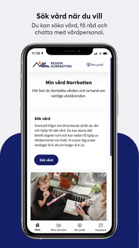 Min vård Norrbotten screenshot