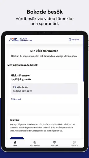 Min vård Norrbotten screenshot