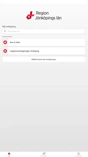 Min vård Region Jönköpings län screenshot