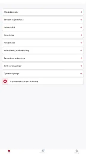 Min vård Region Jönköpings län screenshot