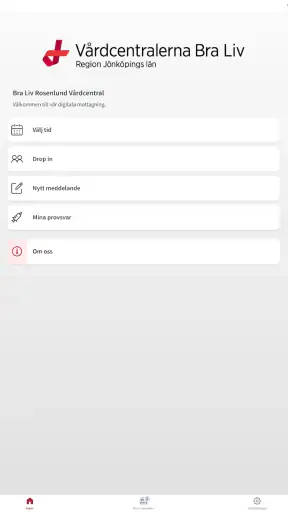 Min vård Region Jönköpings län screenshot