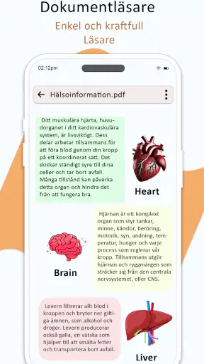 Mina filer screenshot