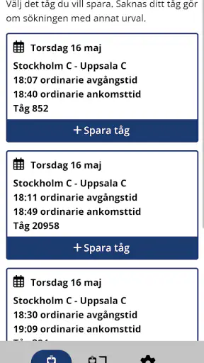 Mina Tåg screenshot