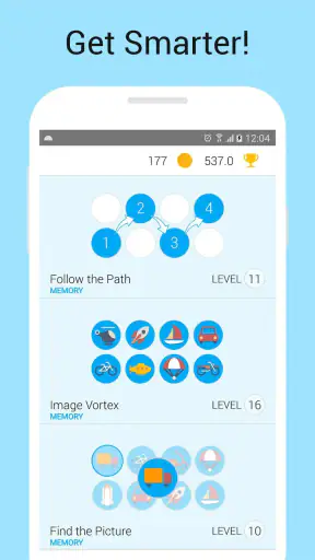 Minne Spel Brain Training screenshot