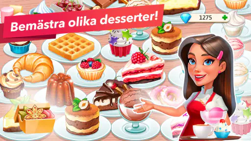 Mitt kafé — restaurangspel screenshot