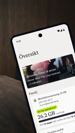 Mitt Tele2 screenshot