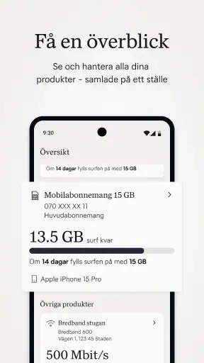 Mitt Tele2 screenshot