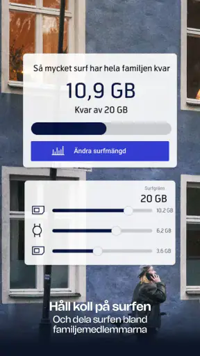 Mitt Telenor, Sverige screenshot