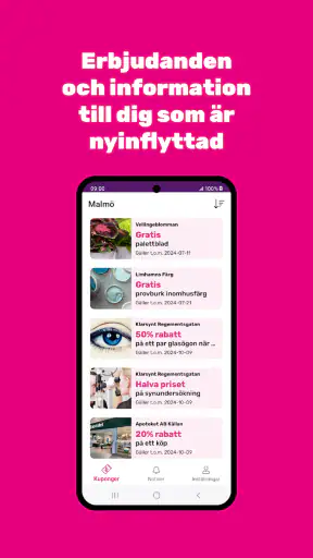 Mobilkupongen screenshot