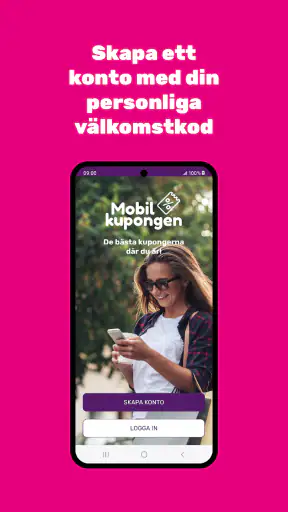 Mobilkupongen screenshot