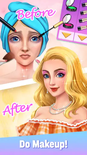 Mode Spel: Smink och Klä Upp screenshot