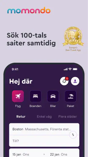 momond‪o‬ Flyg, Hotell, Hyrbil screenshot